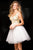 SCALA - 48733 Chiffon Cocktail Dress with Beaded Bodice