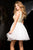 SCALA - 48733 Chiffon Cocktail Dress with Beaded Bodice