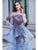 Cristallini - SKA931 Embellished Tiered A-line Dress In Multi-Color