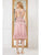 Cristallini - SKA964 Embroidered V-Neck A-Line Dress In Pink