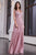 Cristallini - SKA967 Sleeveless Sheer Back with Bow Accent Tulle Gown In Pink