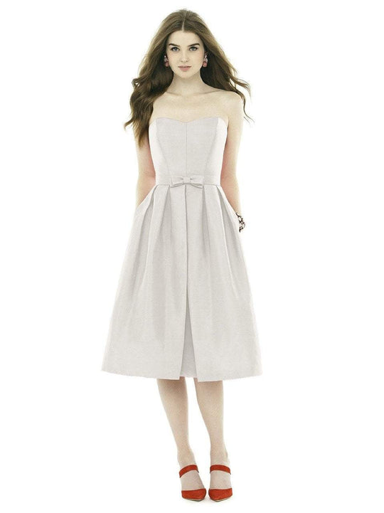 D717 Bridesmaid Dress in Snow White