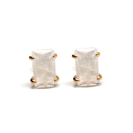 Moonstone Prong Stud