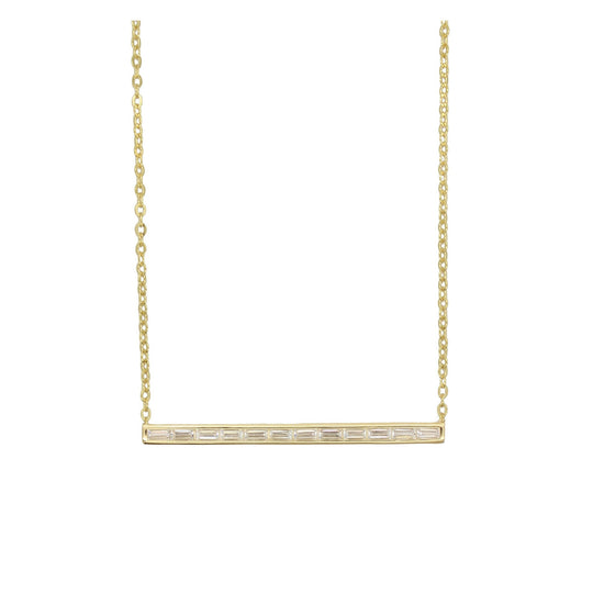 Baguette Stick Necklace