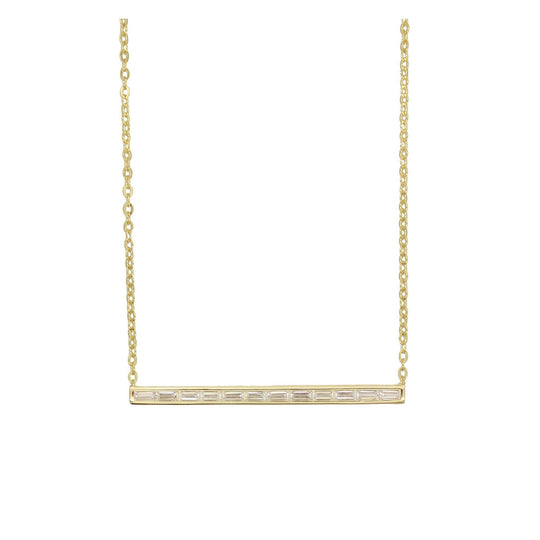 Rachael Ryen -  Baguette Stick Necklace