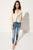 ELLA ROCK Beige Studded Biker | ELLA ROCK Veste de cuir beige à clous
