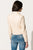  ELLA ROCK Veste de cuir beige à clous