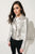 DONNA Metallic Leather Biker | DONNA Veste de cuir métallique