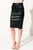 AVANA Stretch Leather Pencil Skirt | AVANA Jupe extensible droite en cuir