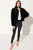DEORA Black Feather Jacket | DEORA Veste de plumes noir