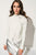 PAIGE White Stripped Leather Jacket | PAIGE Biker en cuir rayé blanc