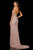 Sherri Hill - 52368 Beaded Halter Fitted Long Dress In Pink