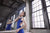 Saboroma - 4156 Jeweled Collar Strappy Back Sheath Gown In Blue