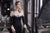 Saboroma - 4205 Floral Lace Off-Shoulder Sheath Dress In Black