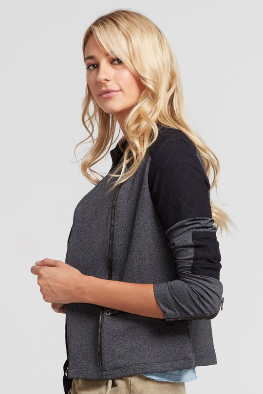 Sandra Quilted Moto Jacket