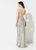 Ivonne D for Mon Cheri - 219D73 Embroidered V-neck Sheath Dress In Silver and Nude