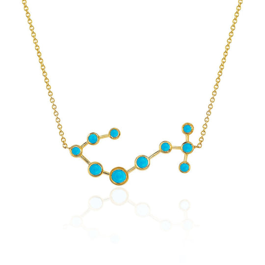 Scorpio Turquoise Constellation Necklace