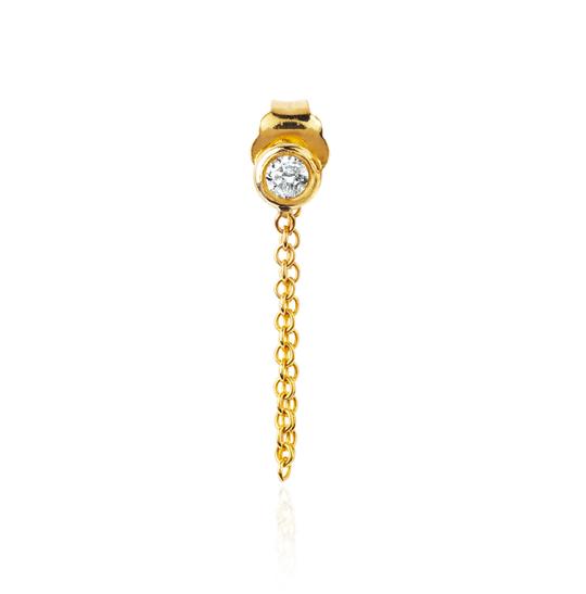 LH x FS Chain Diamond Earring - Single