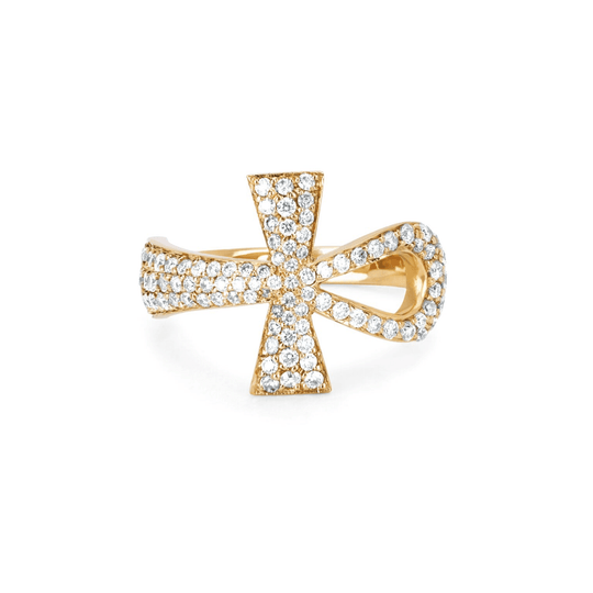 Logan Hollowell - NEW! Eternal Ankh Full Pavé Ring