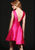 214018 Asymmetrical Jewel A-line Dress