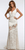 36074 Beaded Lace V Neck Mermaid Gown