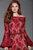 57203 Long Flounce Sleeve Off Shoulder Lace Jumpsuit