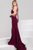 JVN49373 Sleeveless Jersey Cutout Jewel Neck Gown