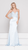 Glow by Colors - Plunging Sweetheart Satin Gown G780 in Blue