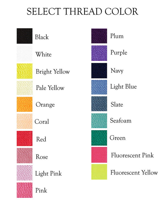Monogram Thread Colors
