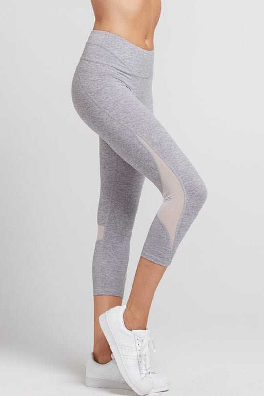 Selena Capri - Silver/White