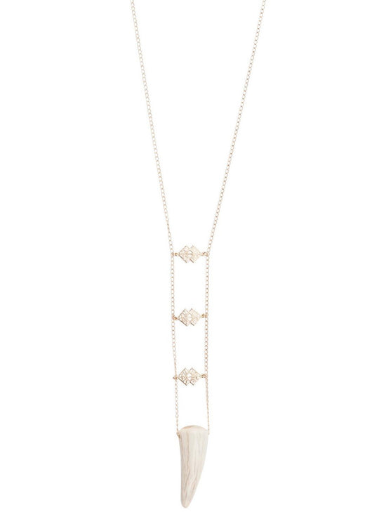 Sequoia Elk Tip Necklace