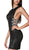 Cinderella Divine - J0237 Beaded High Neck Sheath Dress In Black