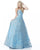 Sherri Hill - 51572 Strapless Sweetheart Lace Evening Dress In Blue