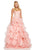 Sherri Hill - 52417 Tiered Tulle Skirt A-line Gown In Pink