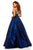 Sherri Hill - 52456 Strapless Sweetheart Full Figured Ballgown Dress In Blue