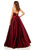 Sherri Hill - 52456 Strapless Sweetheart Full Figured Ballgown Dress In Red