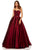 Sherri Hill - 52456 Strapless Sweetheart Full Figured Ballgown Dress In Red