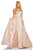 Sherri Hill - 52755 V-Neck Long A Line Dress In Pink