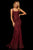 Sherri Hill - 52925 Long Beaded Lace Mermaid Dress In Red