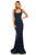 Sherri Hill - 52925 Long Beaded Lace Mermaid Dress In Blue