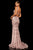 Sherri Hill - 52925 Long Beaded Lace Mermaid Dress In Pink