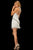 Sherri Hill - 52940 Halter Short Beaded Dress In White and Multi