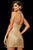 Sherri Hill - 52940 Halter Short Beaded Dress In Nude and Gold