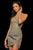 Sherri Hill - 52948 Strapless Glitter Fabric Short Sheath Dress In Gold