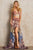 Sherri Hill - 52950 High-Low Floral Dress In Neutral and Multi