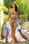 Sherri Hill - 52950 High-Low Floral Dress In Neutral and Multi