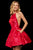 Sherri Hill - 52967 Halter Neck Short Dress In Red