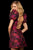 Sherri Hill - 52974 Puffed Sleeves Short Dress In Black and Pink