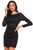 Sherri Hill - 52978 Long Sleeve Bateau Short Sheath Dress In Purple