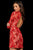 Sherri Hill - 52990 Laced Keyhole Back Short Dress In Red